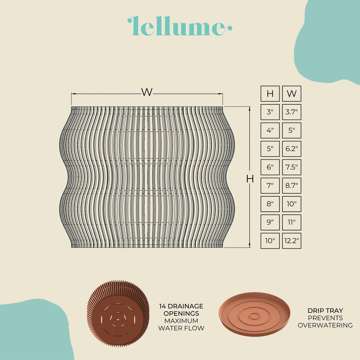 Bloom Peach Planter - lellume