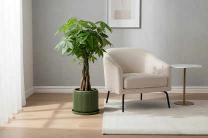 Terra Olive Green Planter - lellume
