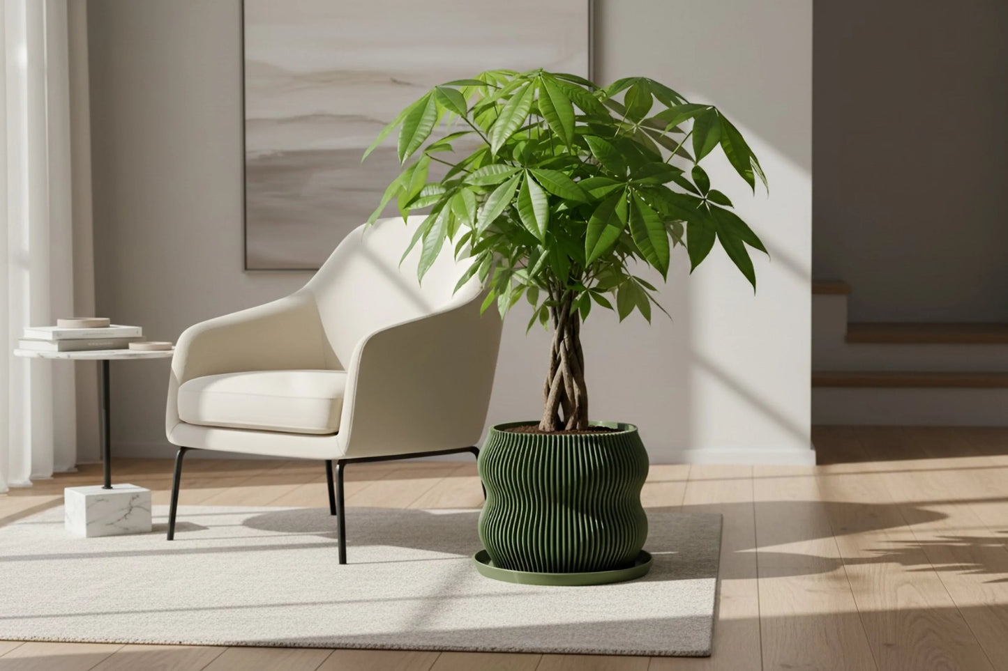 Bloom Olive Green Planter - lellume
