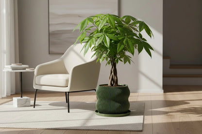 Bloom Olive Green Planter - lellume
