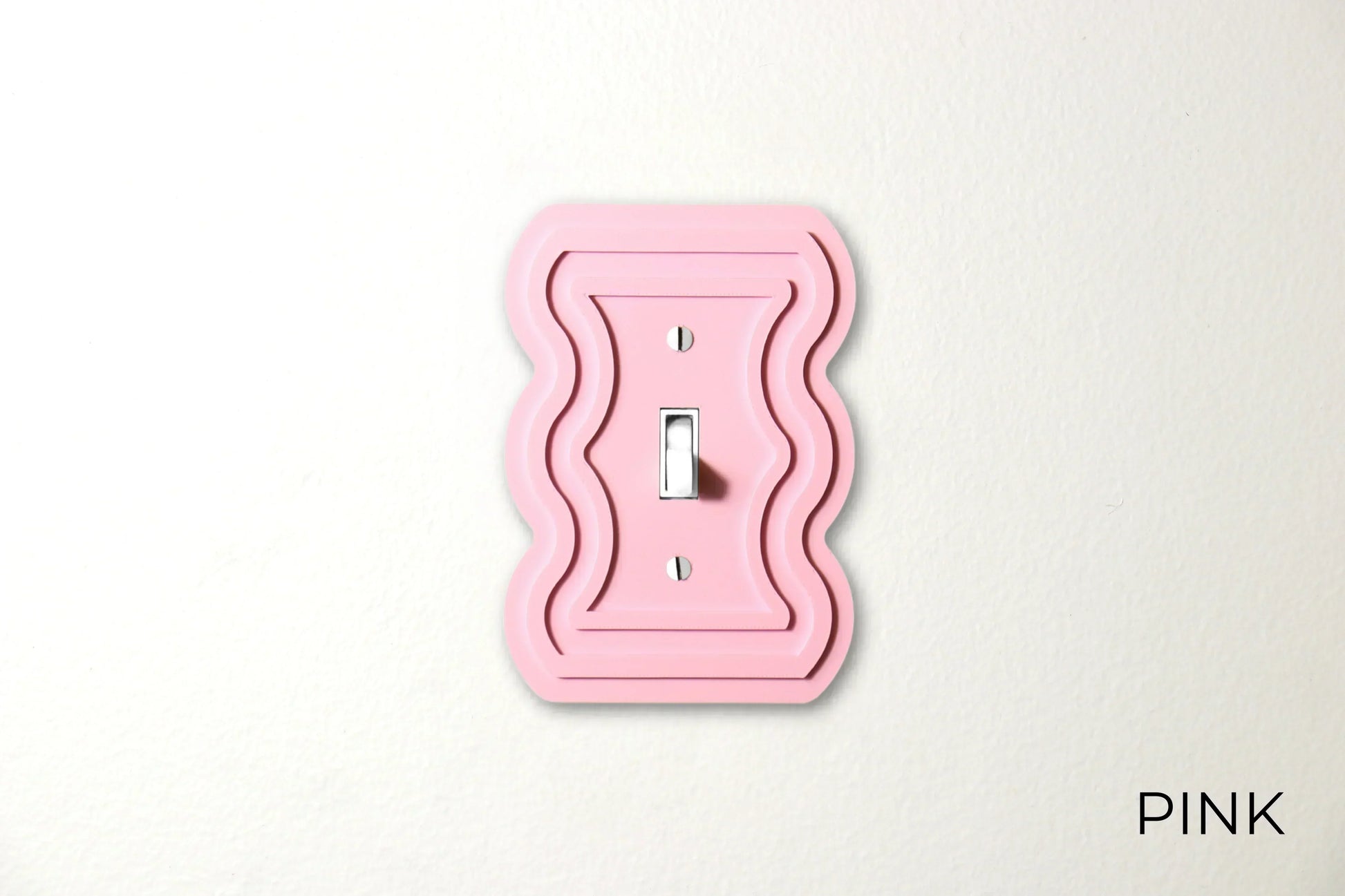 Wavy Line Switch Plate - lellume