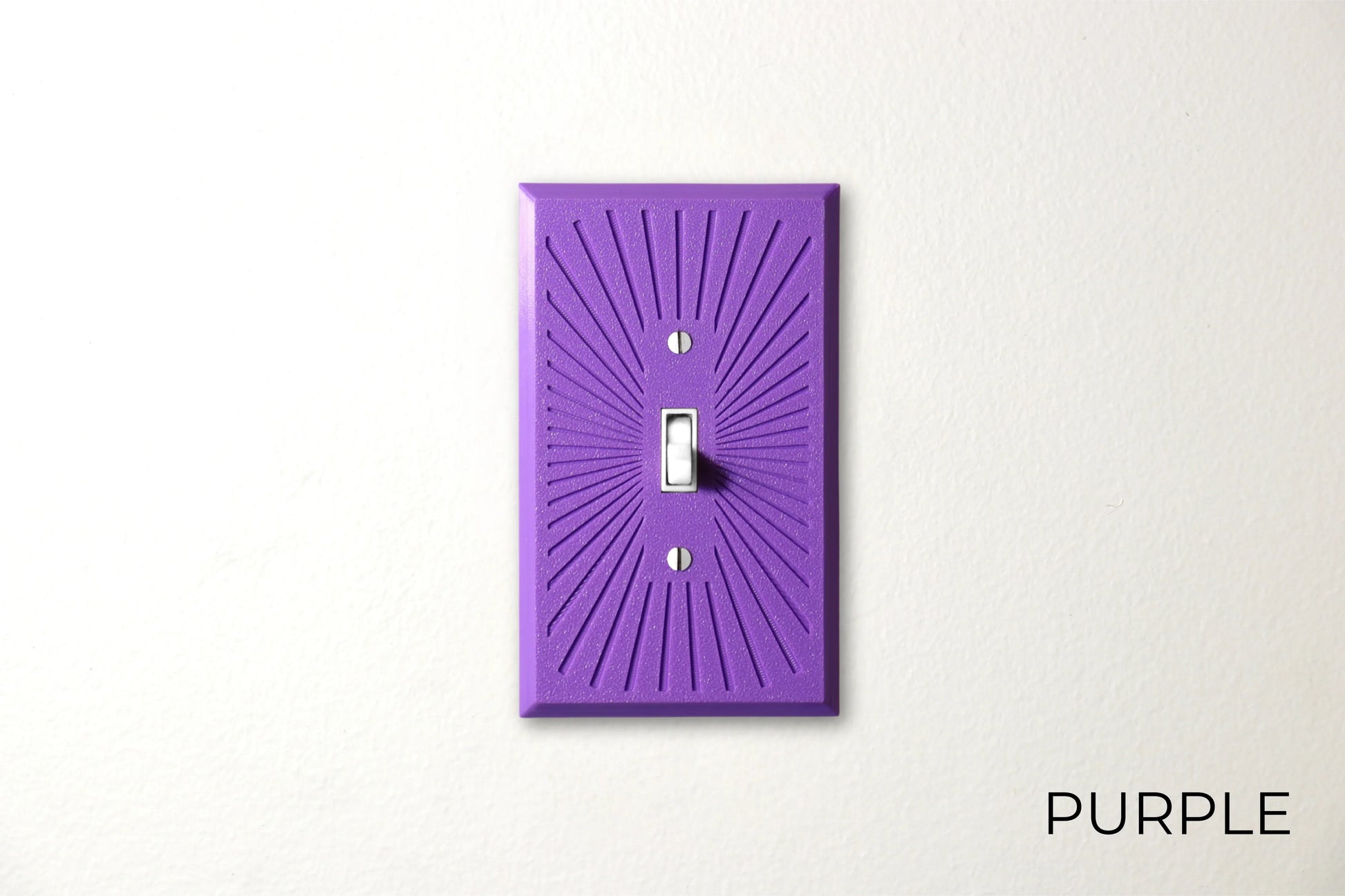 Multi-Line Pattern Switch Plate - lellume