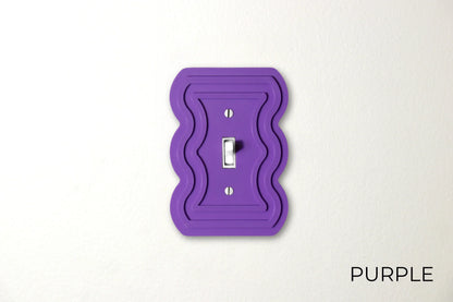 Wavy Line Switch Plate - lellume
