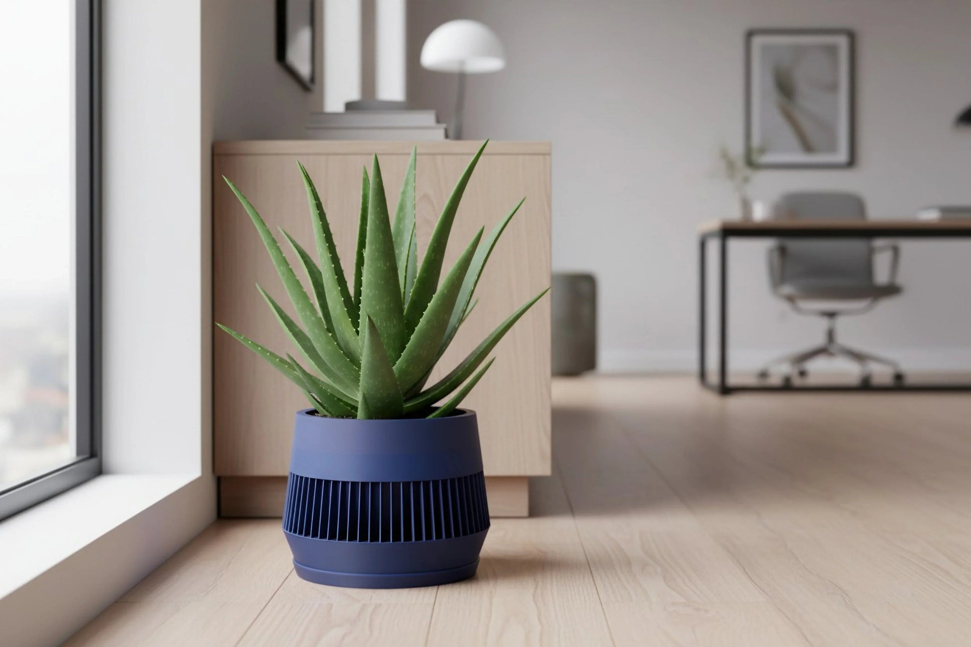 Verde Navy Blue Planter - lellume