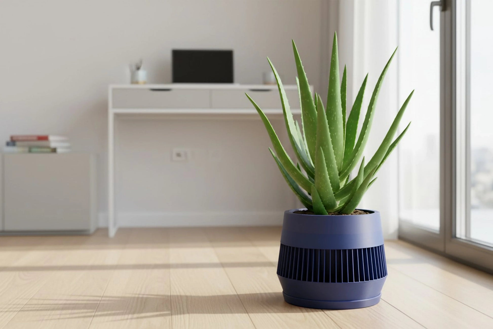 Verde Navy Blue Planter - lellume