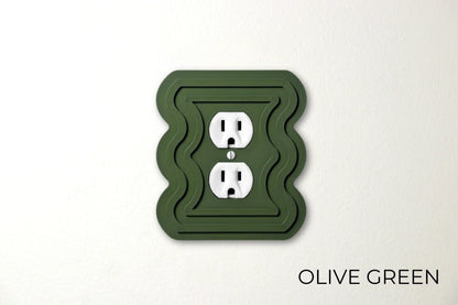 Wavy Line Switch Plate - lellume