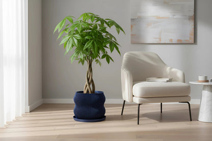 Bloom Navy Blue Planter - lellume
