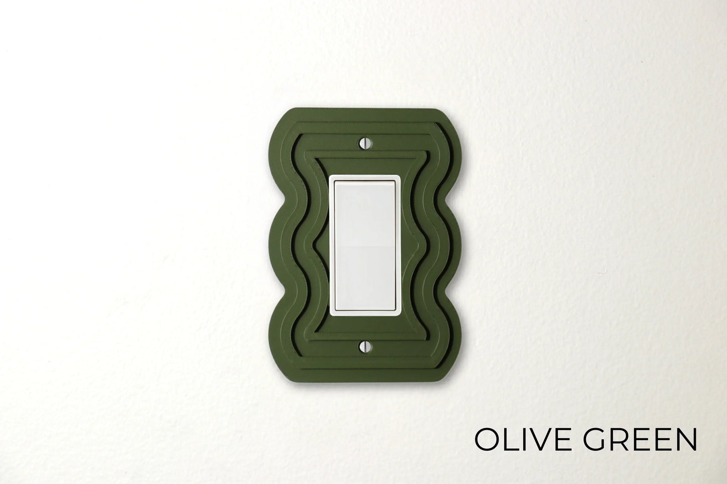 Wavy Line Switch Plate - lellume