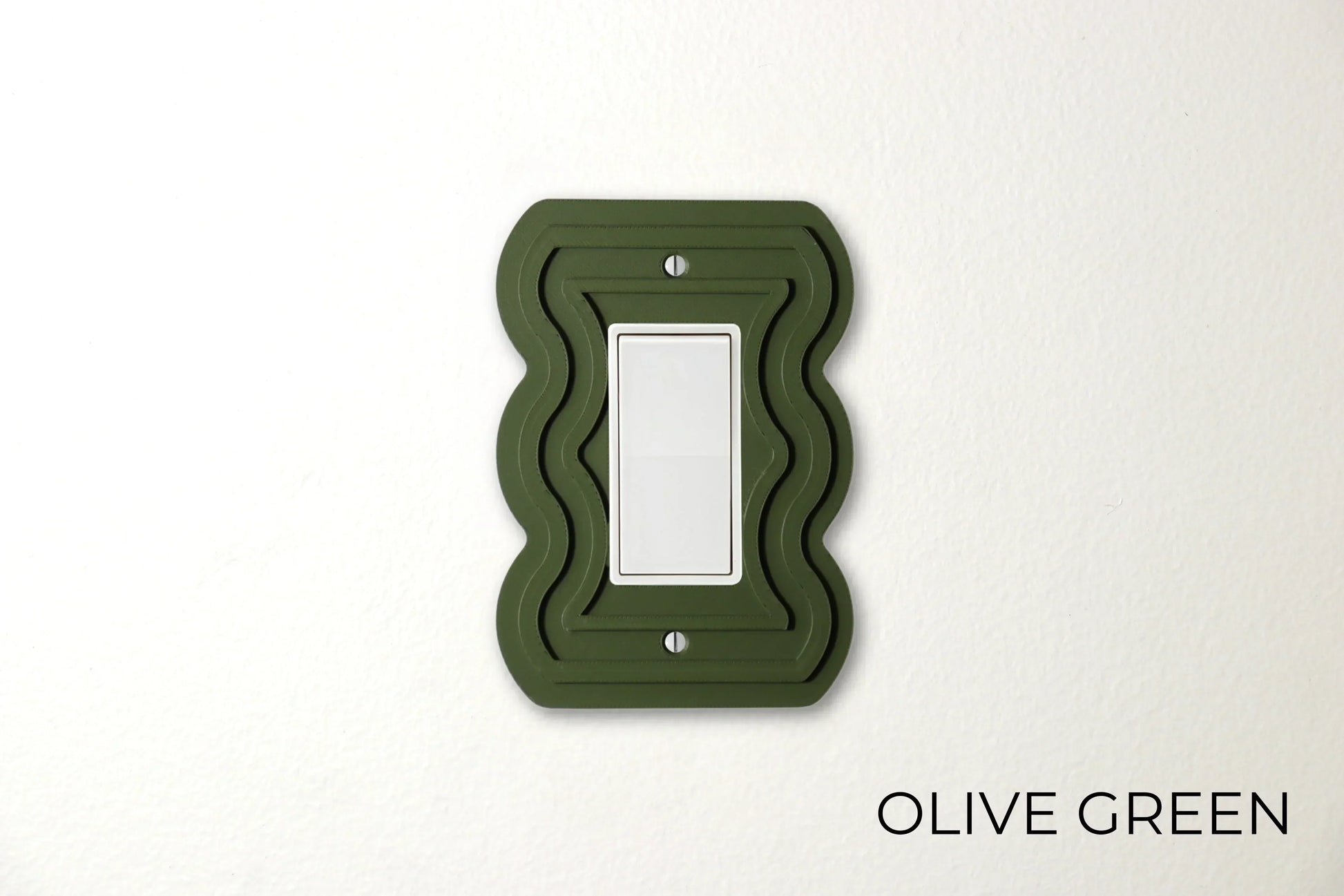 Wavy Line Switch Plate - lellume