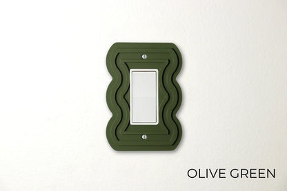 Wavy Line Switch Plate - lellume