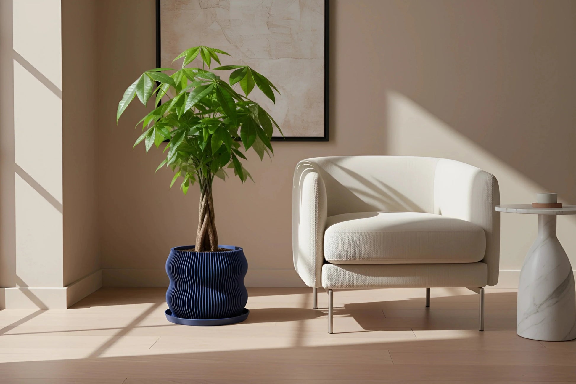 Bloom Navy Blue Planter - lellume