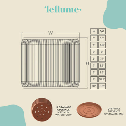 Terra Peach Planter - lellume
