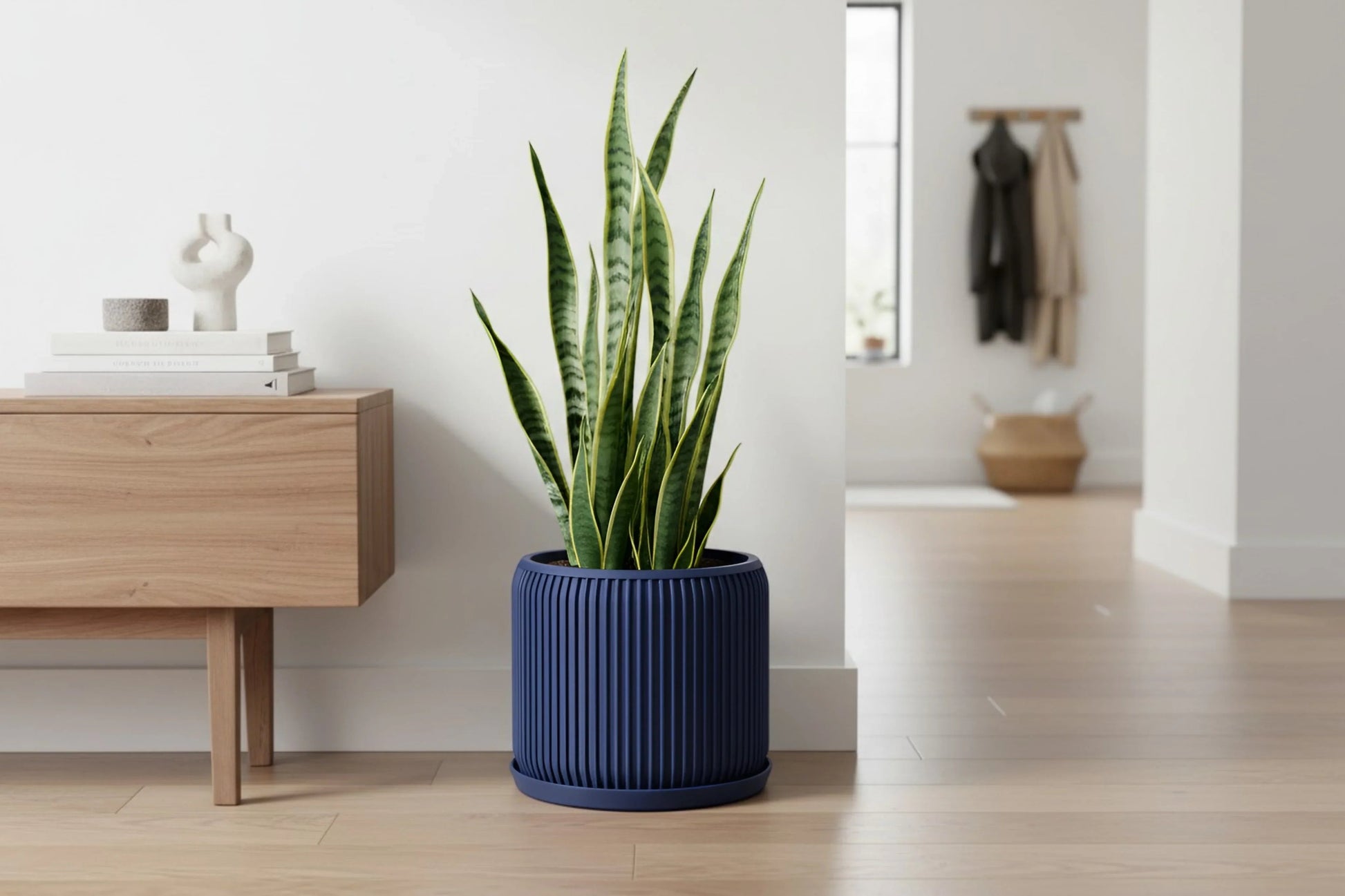 Terra Navy Blue Planter - lellume