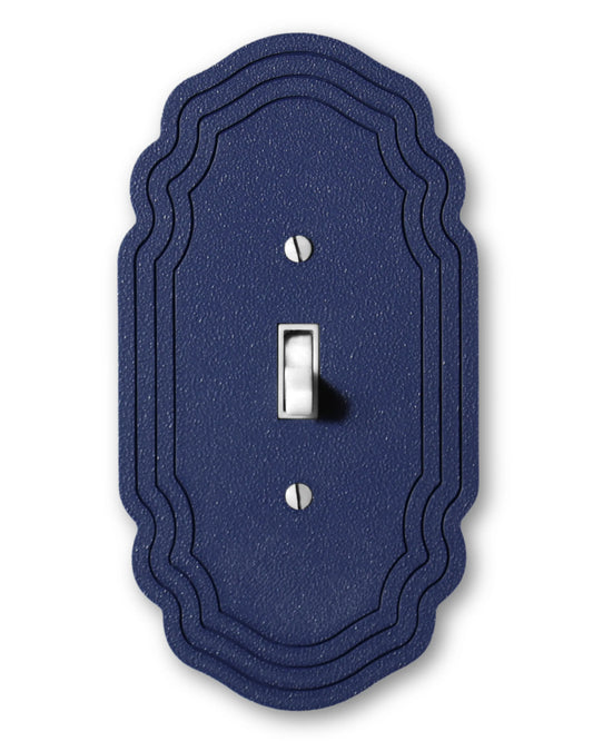 Victorian Heritage Switch Plate - lellume - Victorian Heritage Switch Plate - 1-Gang Toggle / Navy Blue