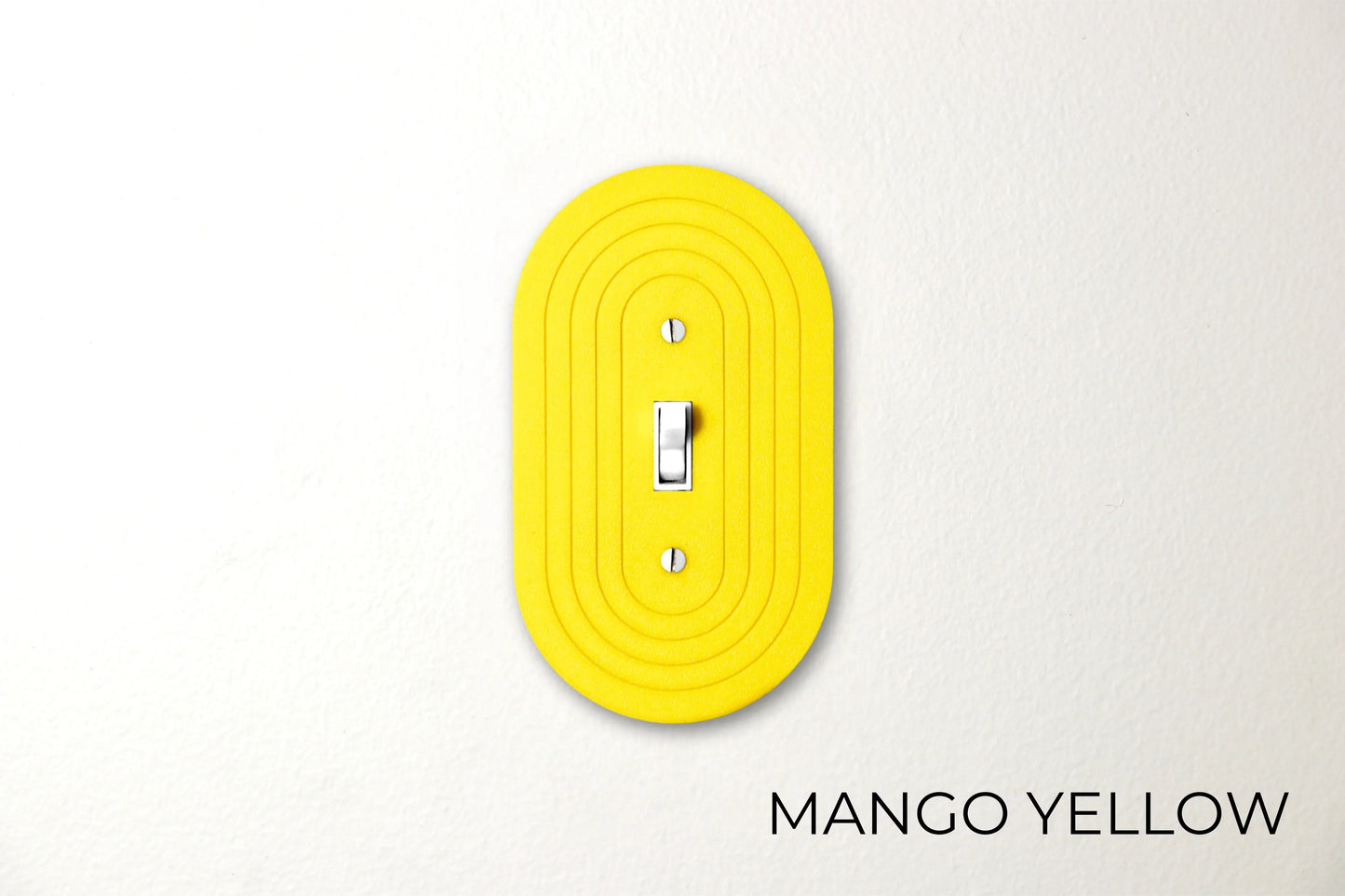 Simple Oval Switch Plate - lellume