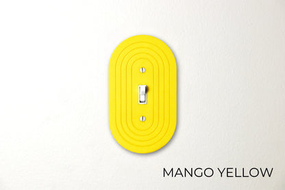 Simple Oval Switch Plate - lellume