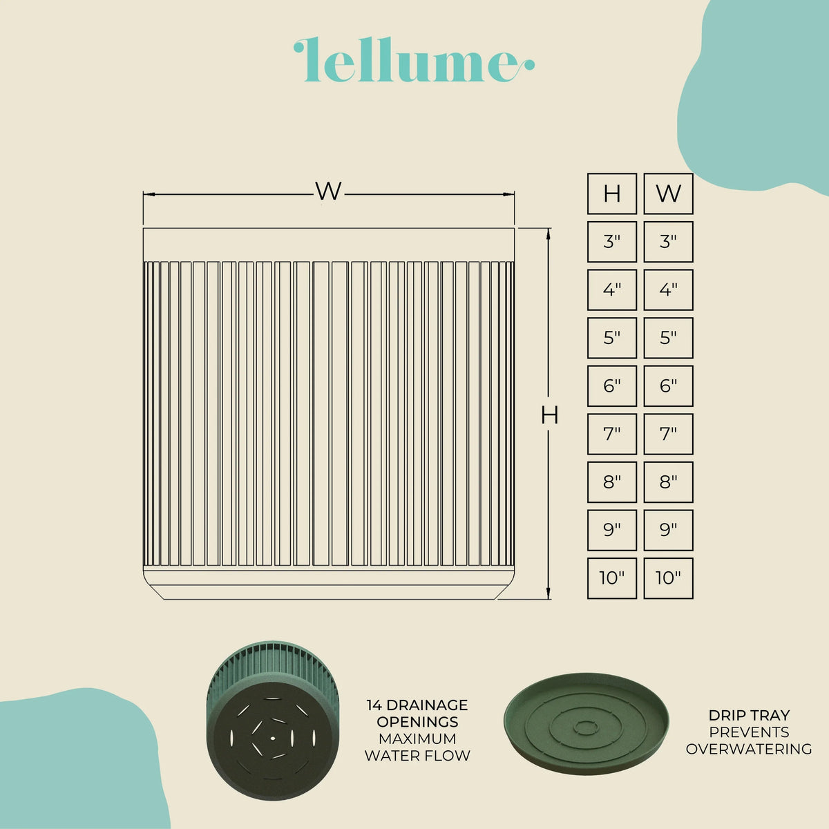 Cycle Olive Green Planter - lellume