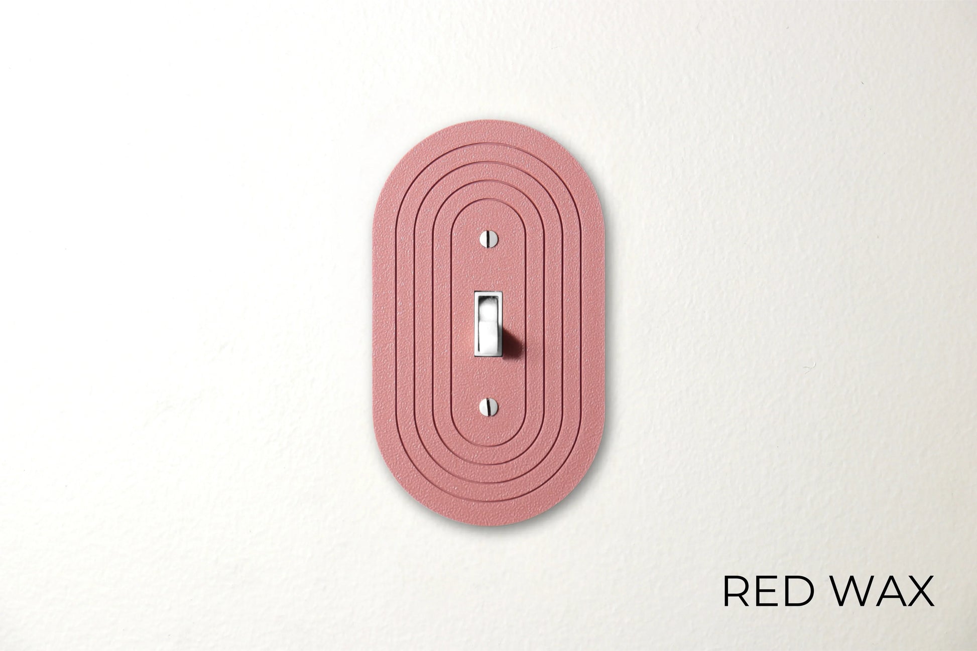 Simple Oval Switch Plate - lellume