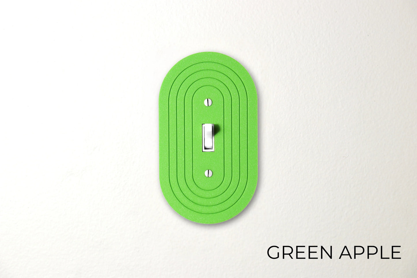 Simple Oval Switch Plate - lellume