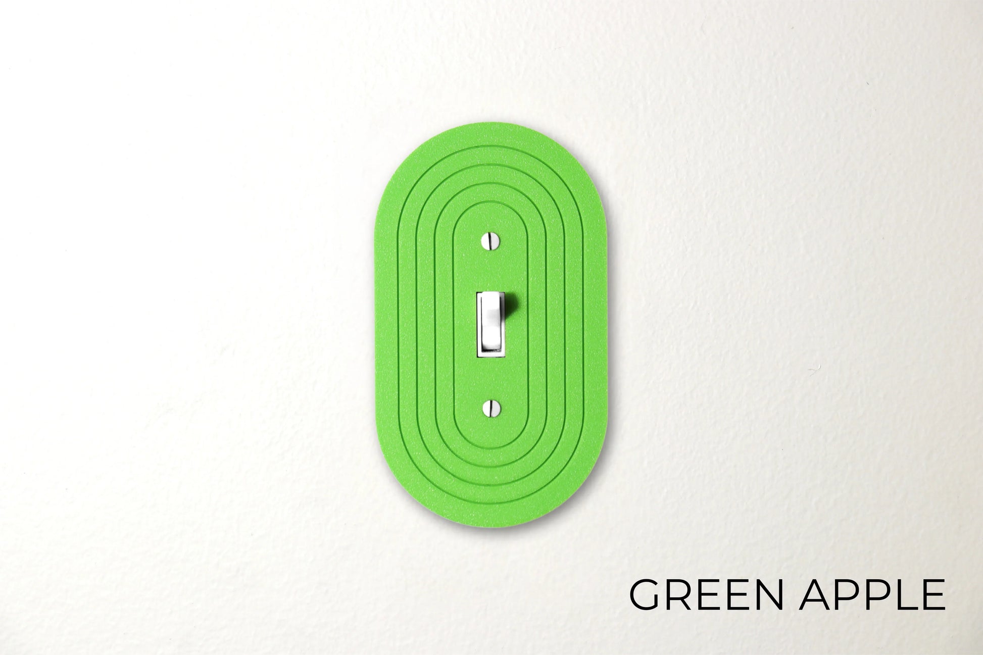 Simple Oval Switch Plate - lellume