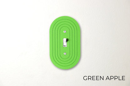 Simple Oval Switch Plate - lellume