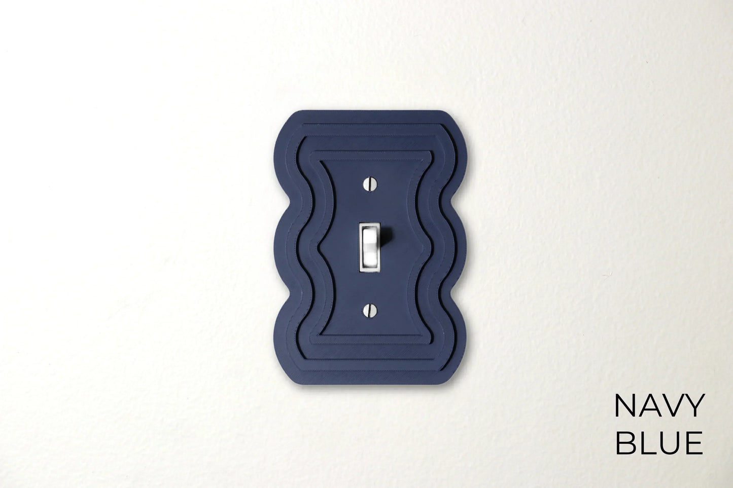 Wavy Line Switch Plate - lellume