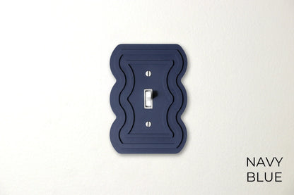 Wavy Line Switch Plate - lellume