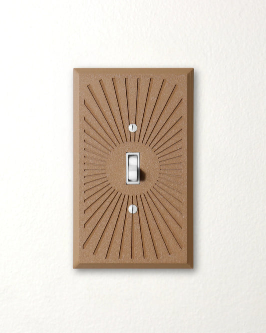 Radial Lines Switch Plate - lellume