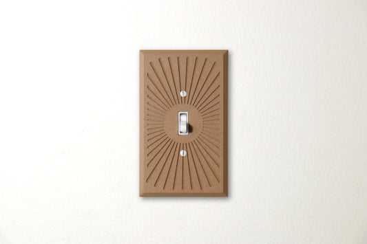 Radial Lines Switch Plate - lellume