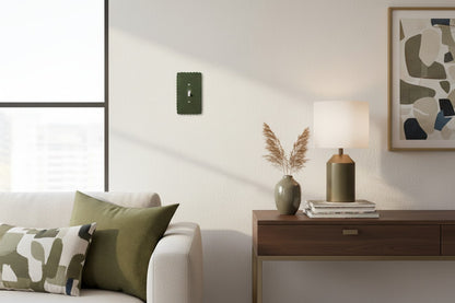 Ripple Line Switch Plate