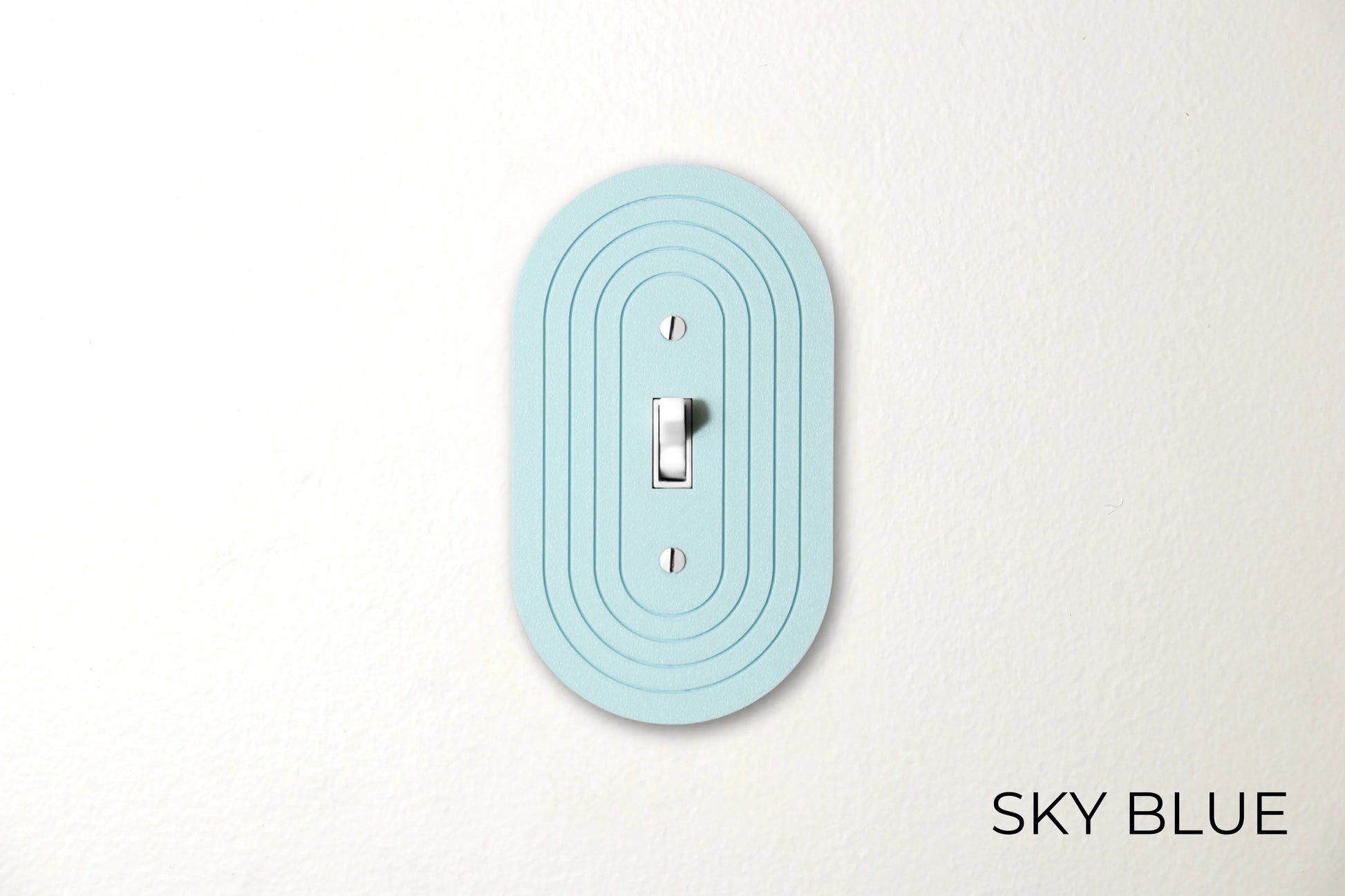Simple Oval Switch Plate - lellume