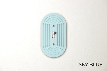 Simple Oval Switch Plate - lellume