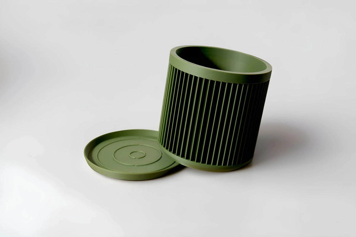 Cycle Olive Green Planter - lellume