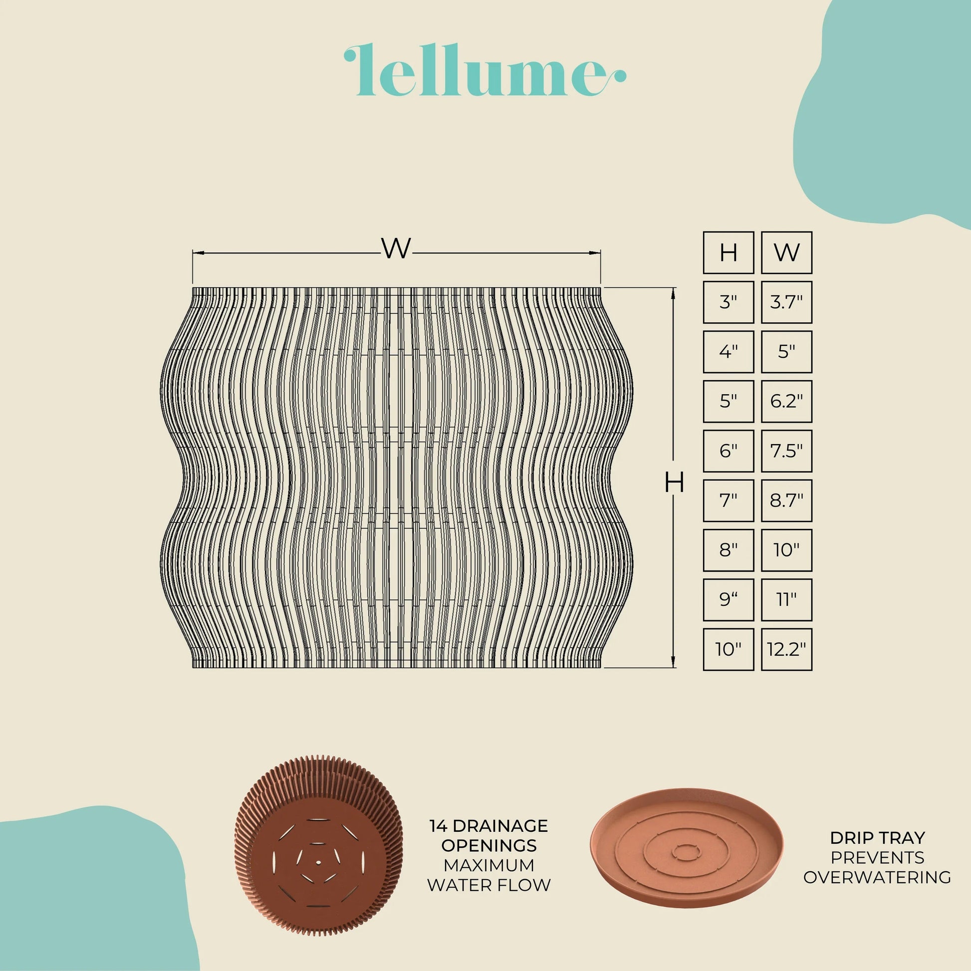 Bloom Peach Planter - lellume