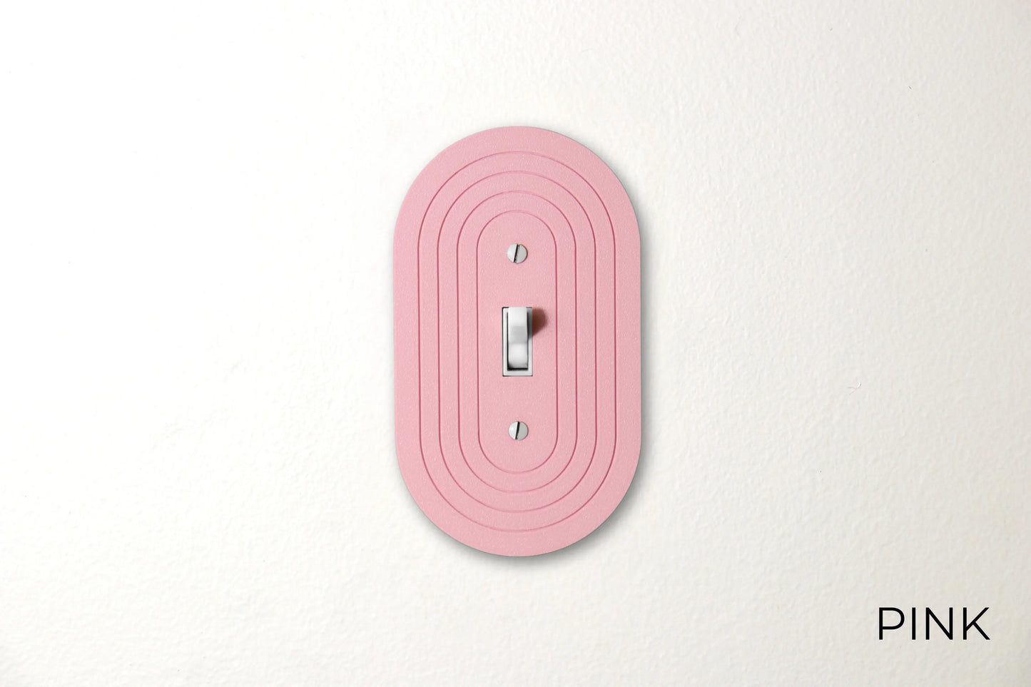 Simple Oval Switch Plate - lellume