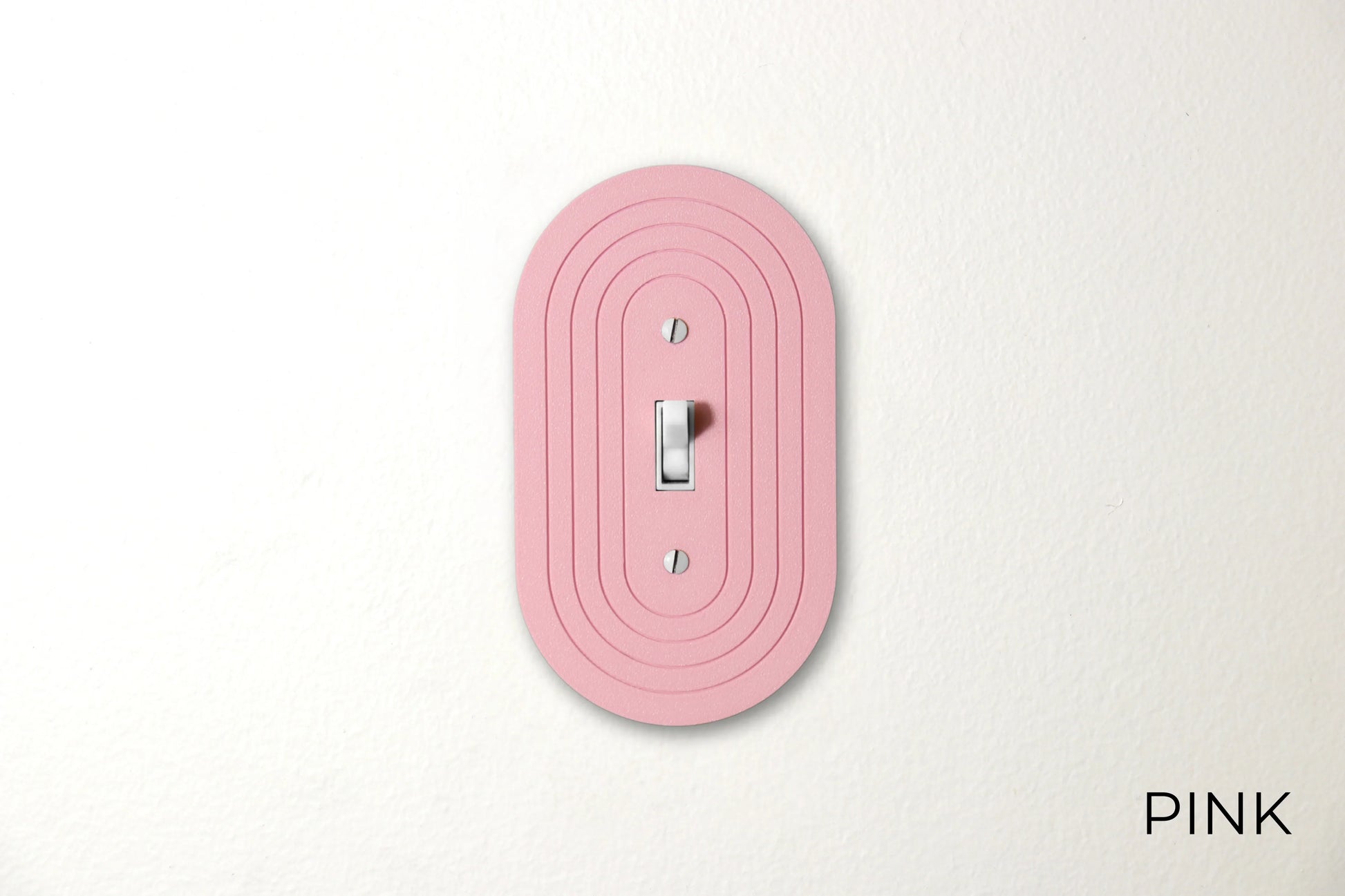 Simple Oval Switch Plate - lellume