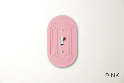 Simple Oval Switch Plate - lellume