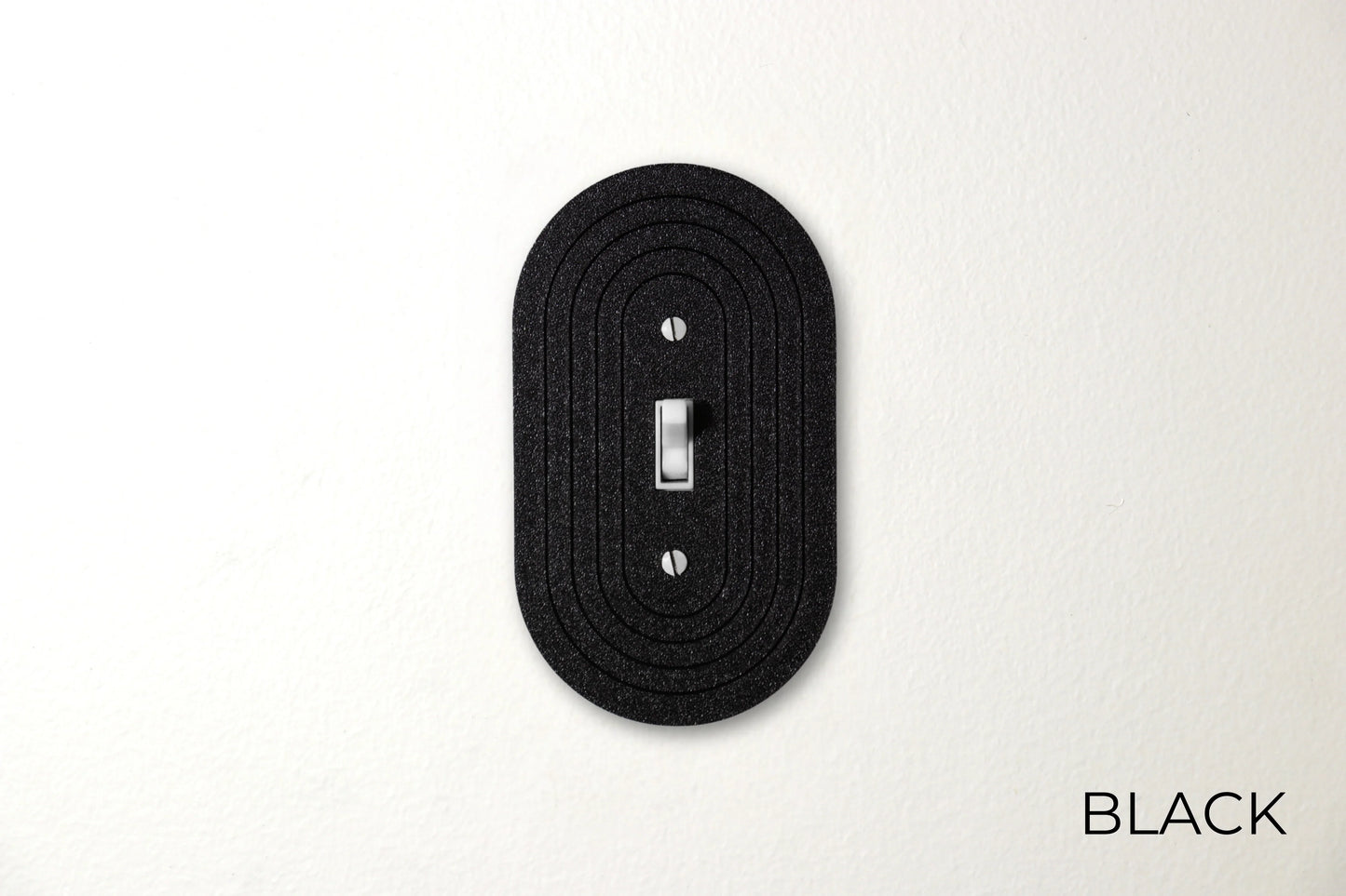 Simple Oval Switch Plate - lellume