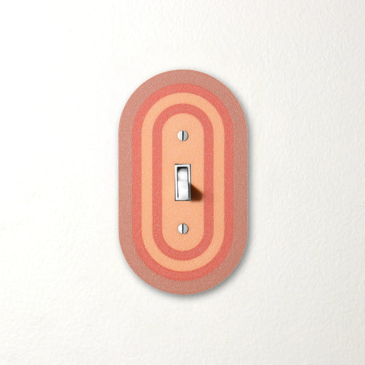 Rustic Ember Rainbow Switch Plate - lellume