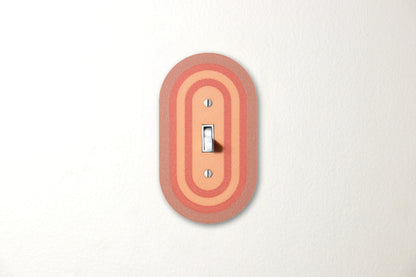 Rustic Ember Rainbow Switch Plate - lellume