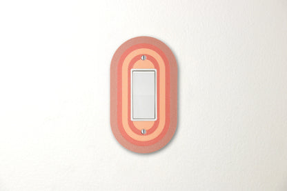 Rustic Ember Rainbow Switch Plate - lellume