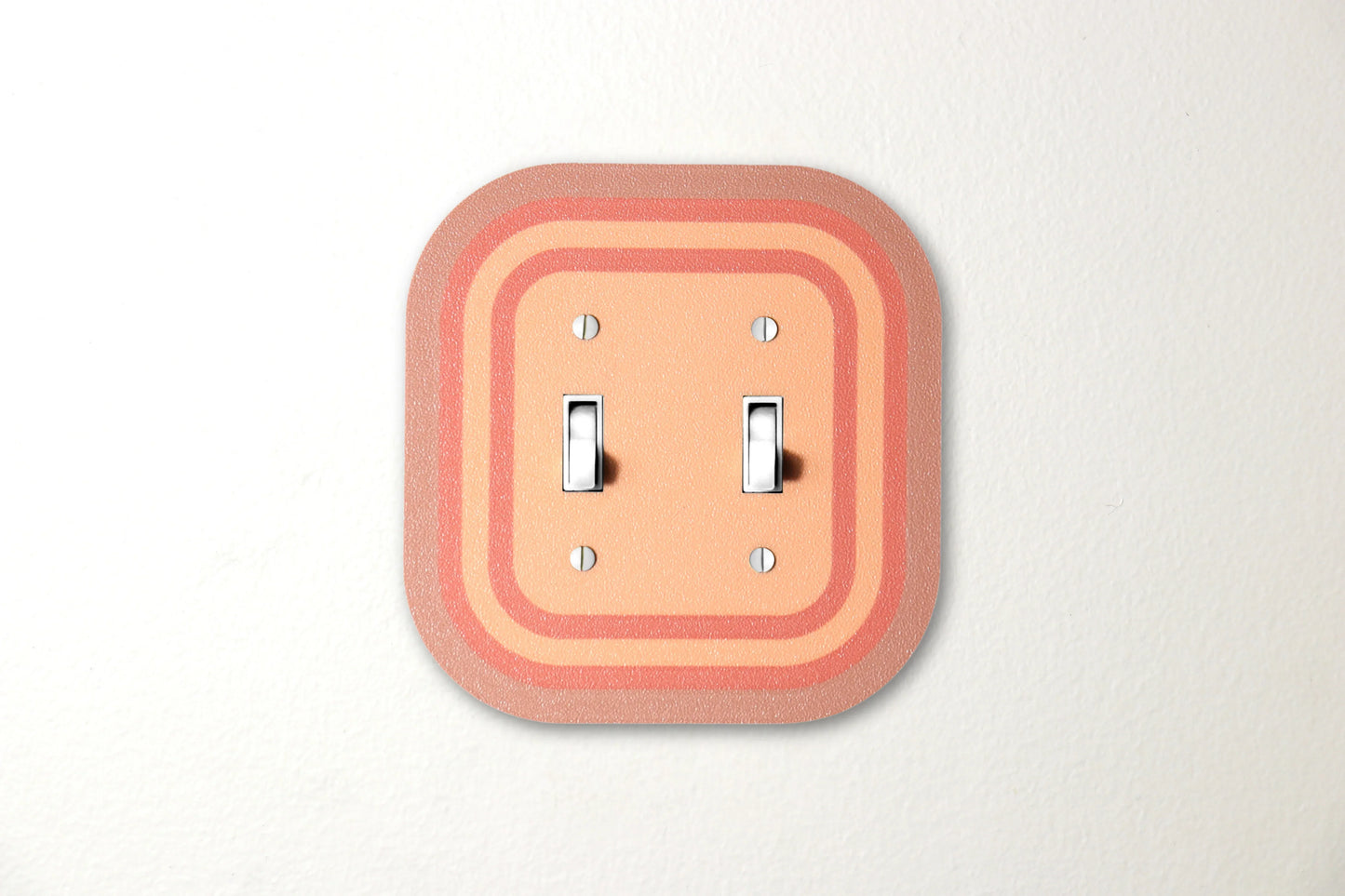 Rustic Ember Rainbow Switch Plate - lellume