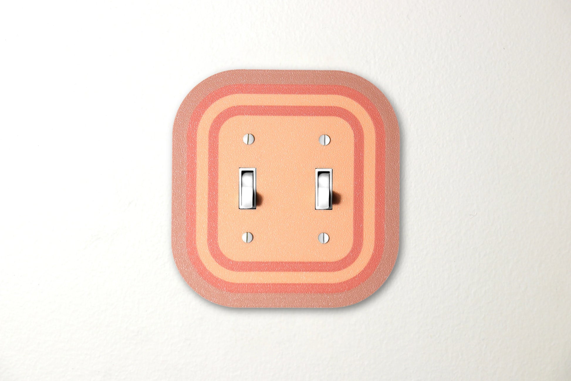 Rustic Ember Rainbow Switch Plate - lellume