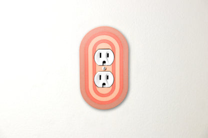 Rustic Ember Rainbow Switch Plate - lellume