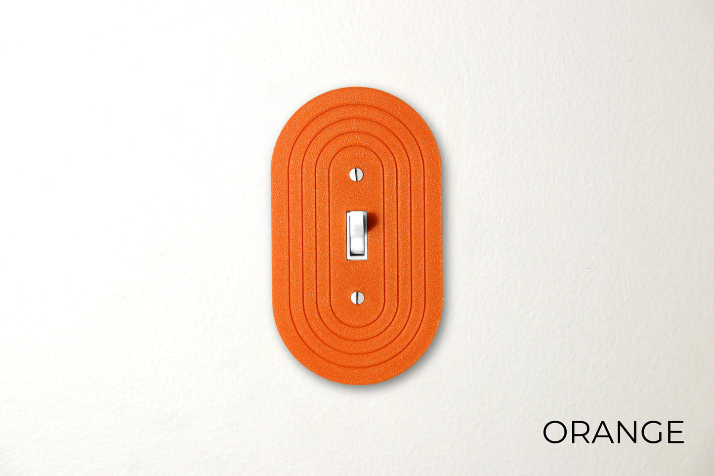Simple Oval Switch Plate - lellume