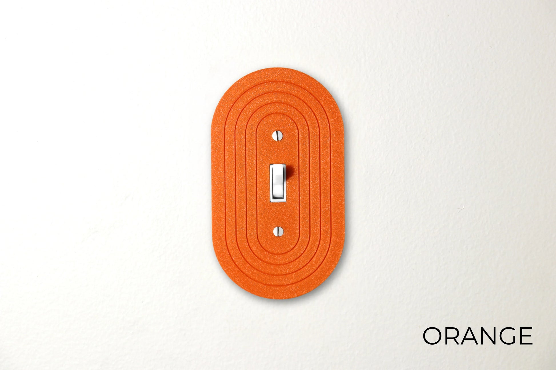 Simple Oval Switch Plate - lellume