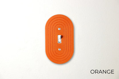 Simple Oval Switch Plate - lellume