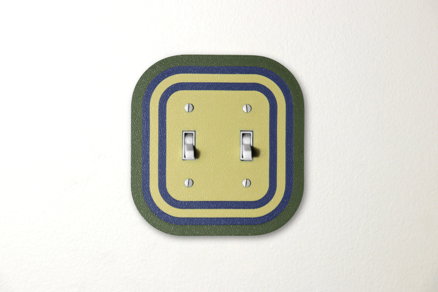Coastal Olive Rainbow Switch Plate - lellume