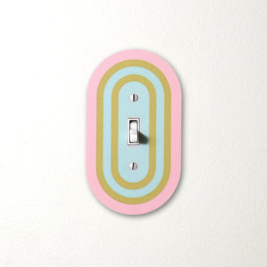 Soft Pastels Rainbow Switch Plate - lellume