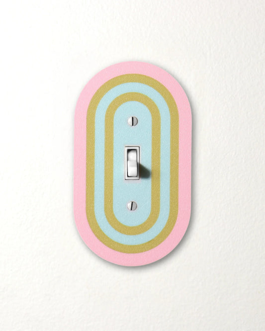 Soft Pastels Rainbow Switch Plate - lellume